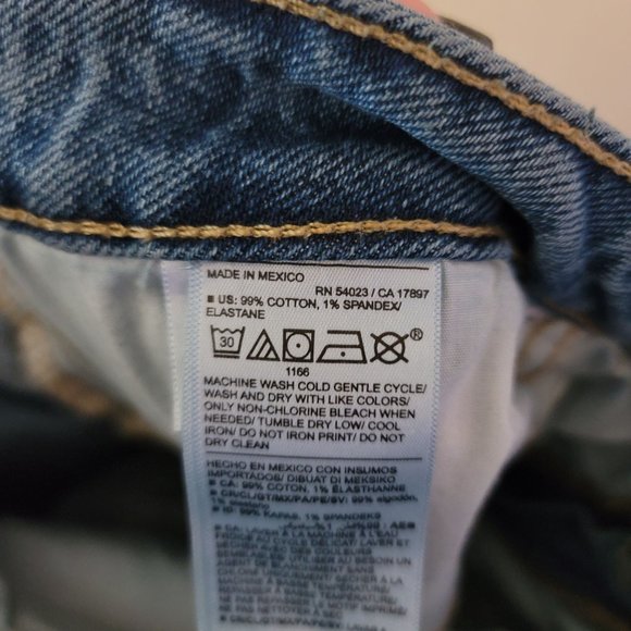 Old Navy Blue Sky High Wide Leg Jeans Size 18 - Picture 10 of 16